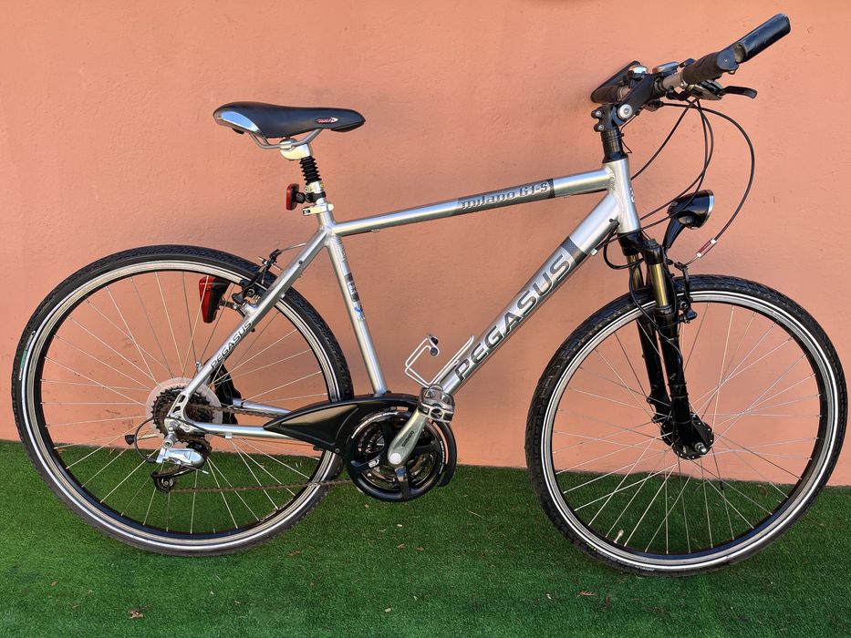 Като Нов Алуминиев Велосипед PEGASUS 28цола 8х3 Внос Германия