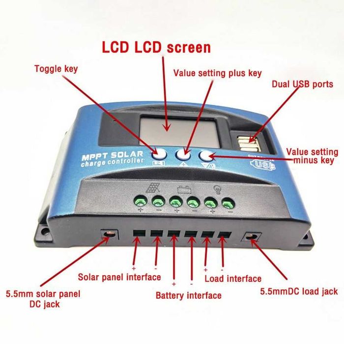 Соларен контролер 100а