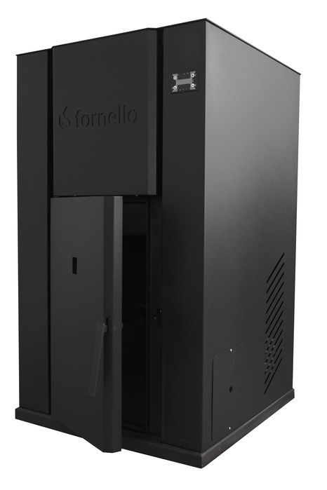 Centrala monobloc pe peleti Fornello Pellet King 35 kw, 250 mp