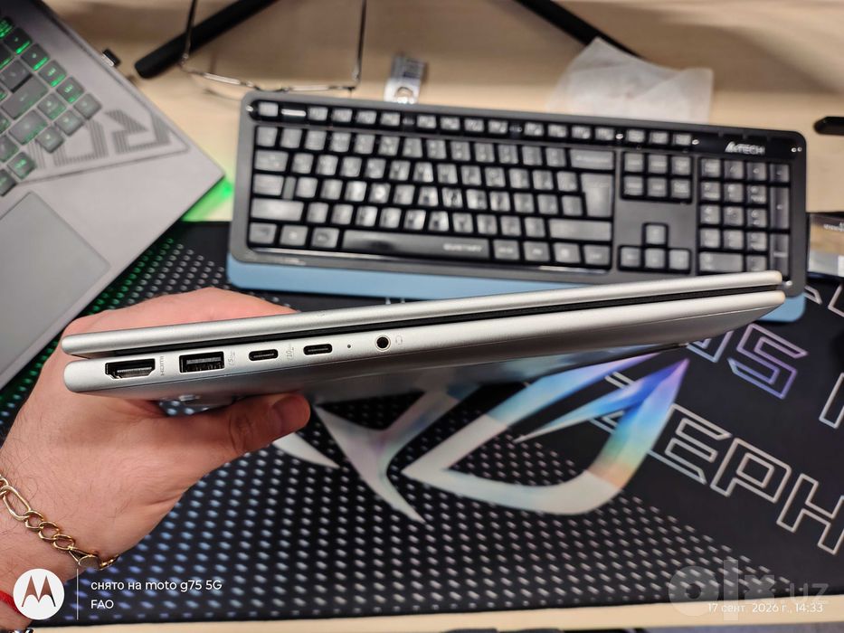 HP ProBook 445 G11 — Ryzen 7 7735U/16GB DDR5/14" 1920×1200/100% sRGB