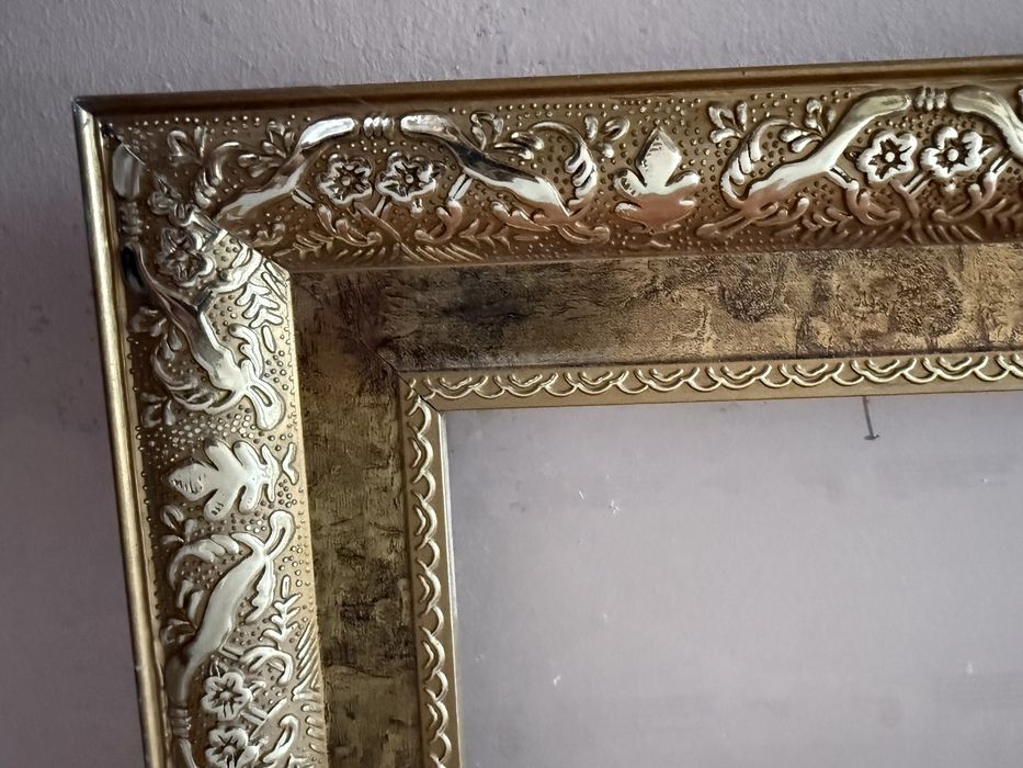 Рамка из багета, зололочение