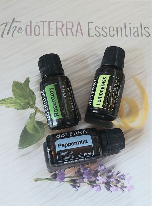 Ulei Doterra Peppermint și Rozmarin+  gratuit Lemongrass