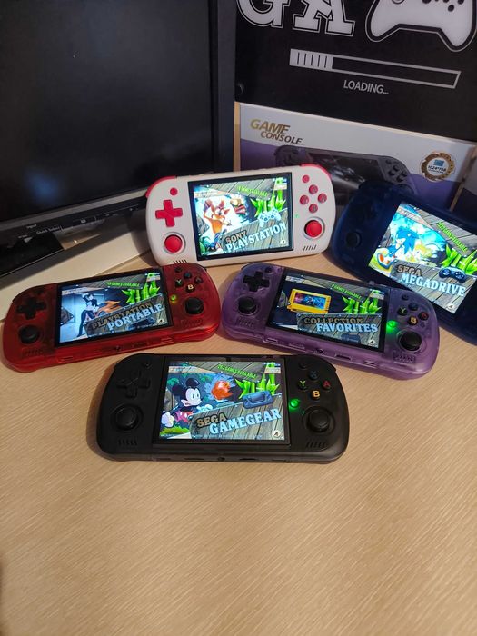 1Г ГАРАНЦИЯ R36H Pro Max ArkOS ретро конзола с 1 GB RAM Nintendo Sega PlayStation GameBoy Linux Mega Drive DS Super XBox Portable GTA Vice City 5 R36s