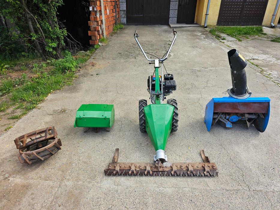 Италянска Палцова Косачка/МОТОБЛОК. 3 В 1. Нов Двигател. ПЕРФЕКТНА.