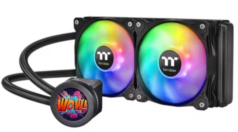 Cooler AIO (lichid) Thermaltake Floe Ultra 240 negru aRGB + display