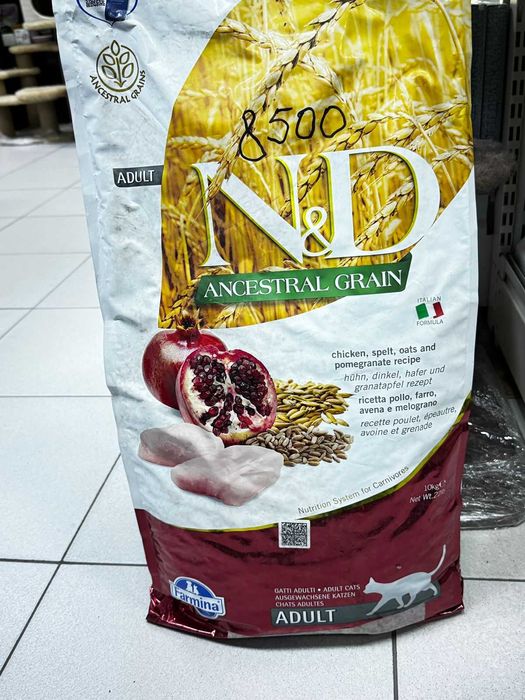 Farmina N&D (Эн Дэ) -корм для взрослых кошек, курица гранат(развес)