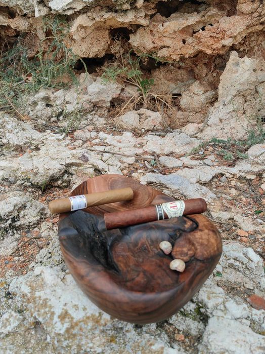 Арт пепелник от орех