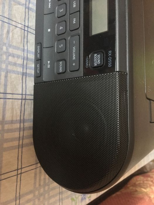 Panasonic RX-D550 с-ма - 20 W Радио, CD, Bluetooth, USB, като Нов
