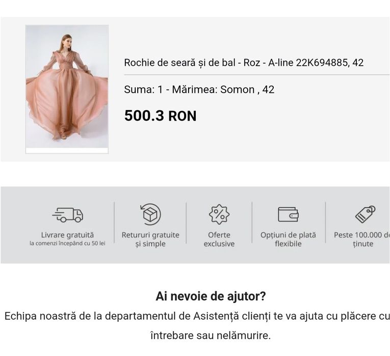 Rochie ocazie noua BUST 97-102