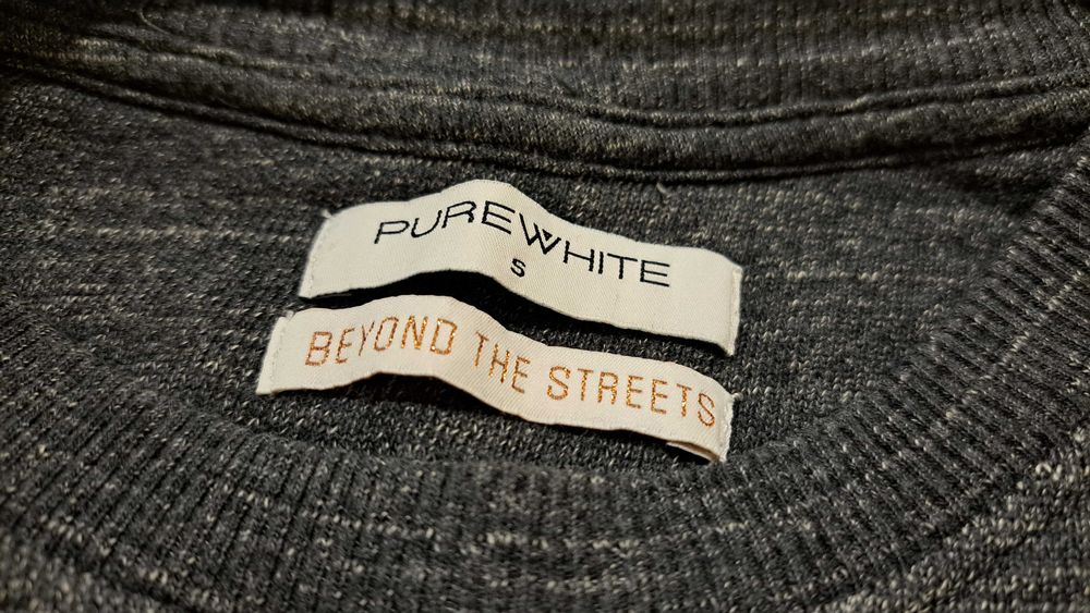 Пуловер мъжки, S, Pure White