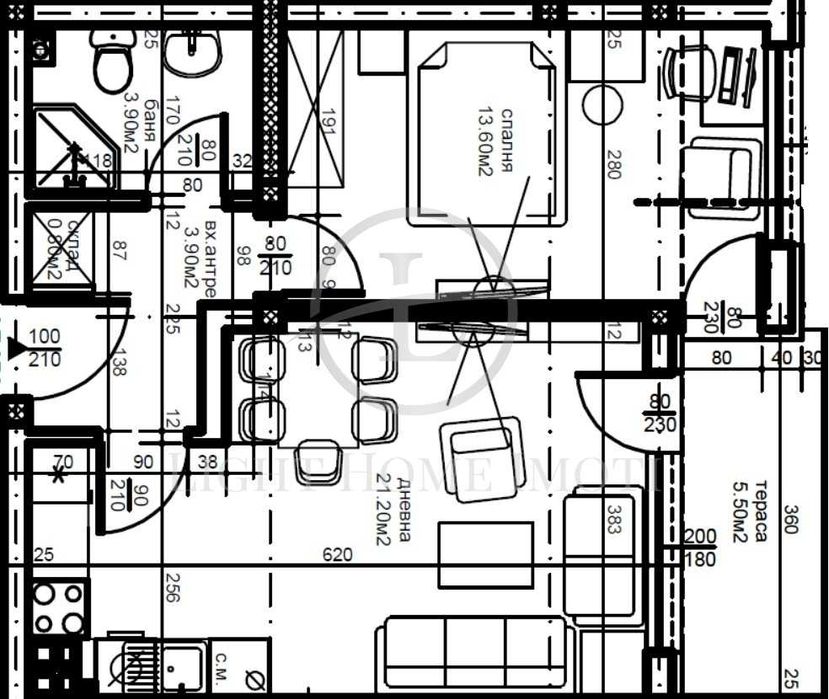 Продава се Двустаен апартамент в Пловдив, Кючук Париж - 66 кв.м за 1300 €/кв.м - Снимка #8