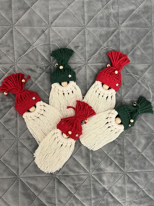 Decorațiuni handmade macrame