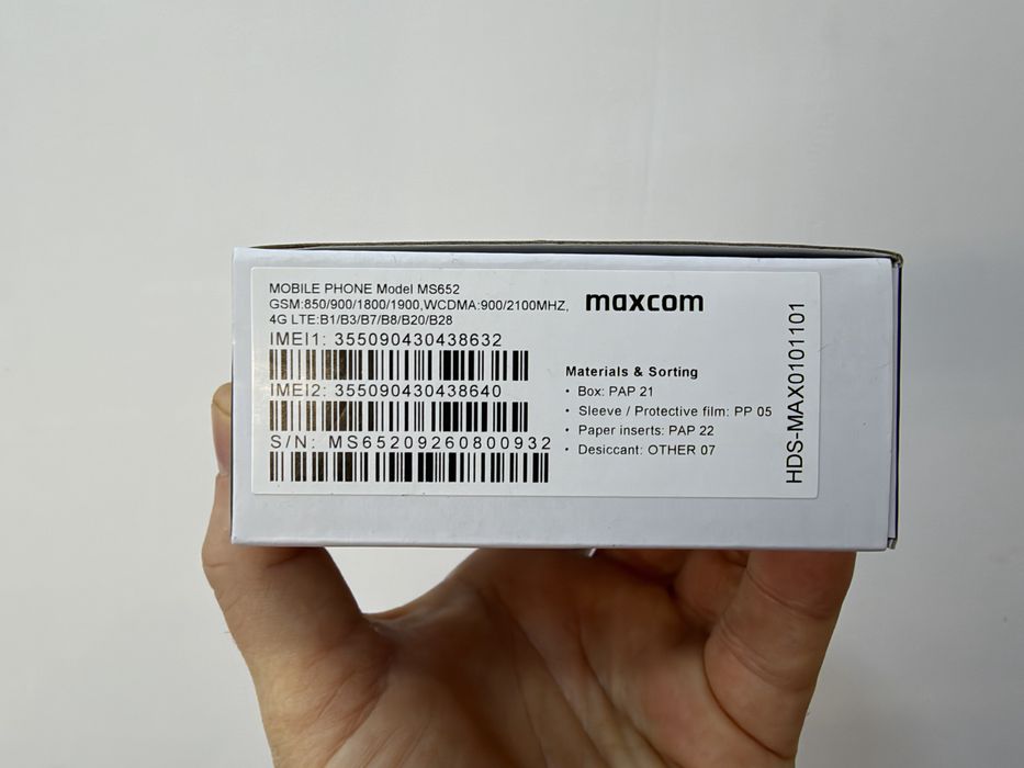MaxCom MS 652, 32 gb, 3 gb ram, Lte 4g, Black, dual sim, nou la cutie