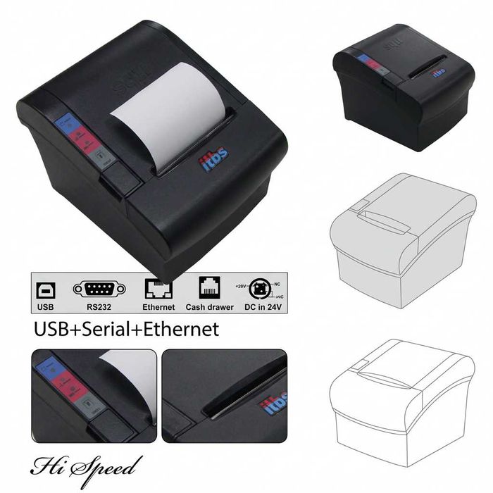 Terminal Touch All-in-One POS Comercial cu imprimanta itbs