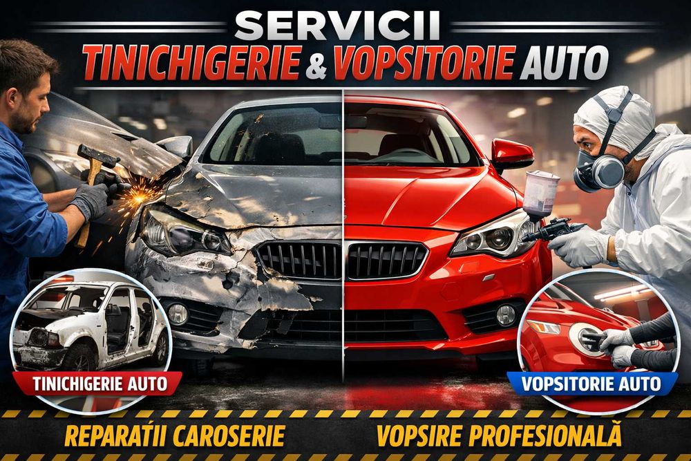 Tinichigerie & Vopsitorie Auto – Lucrări Profesionale