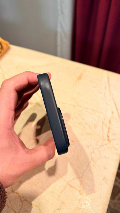 Husa originala Apple din Silicon cu MagSafe iPhone 14 Pro Max - Midnight