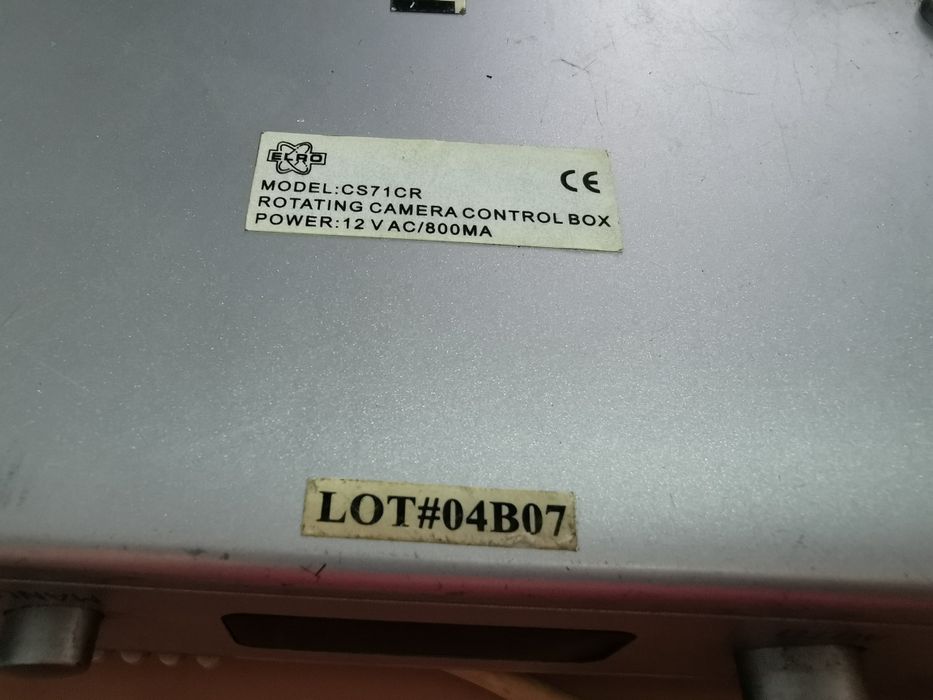 Controler camera rotativa (rotating camera control box)