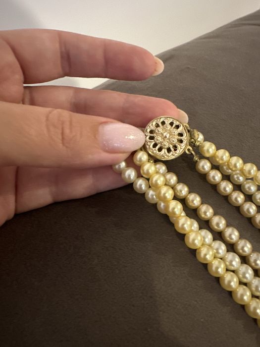 Coliere din perle vintage