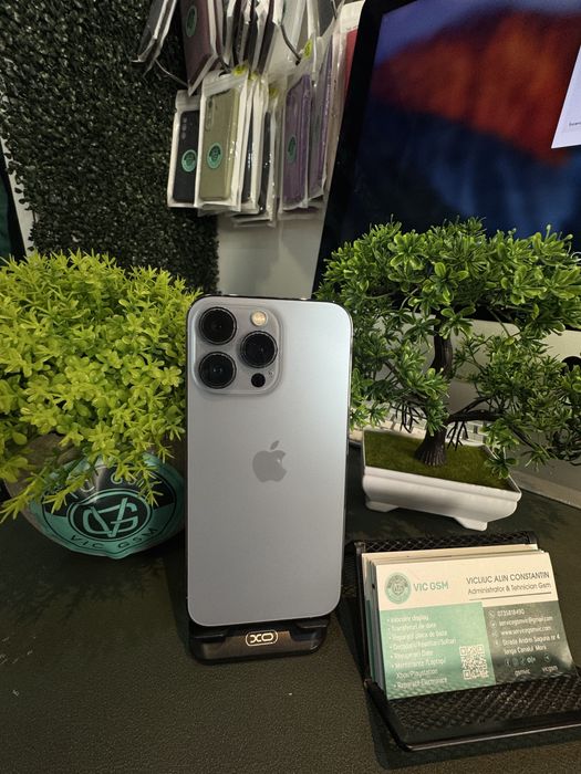 Magazin Vindem Iphone 13 Pro 256 GB 100% Sierra Blue