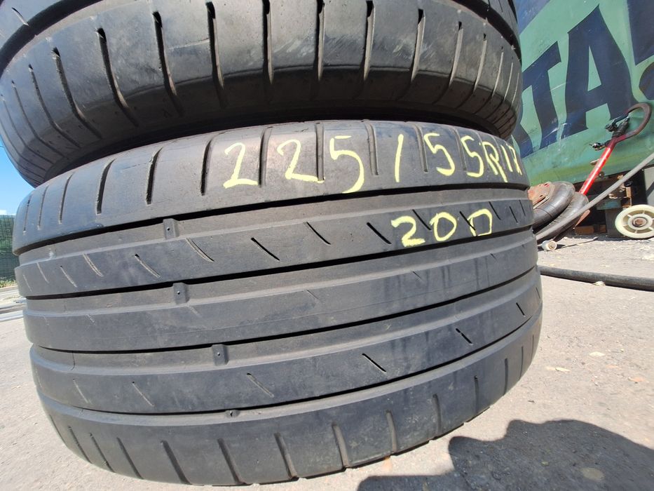 2 anvelope vara 225/55r17 Kumho  dot 2022 Montaj Gratuit