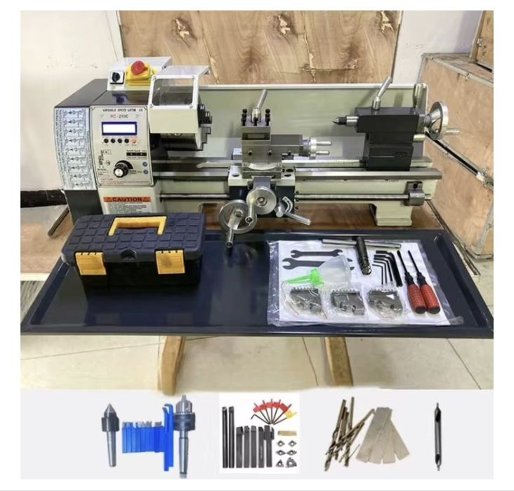 Токарный станок по металлу bench lathe 210 E
