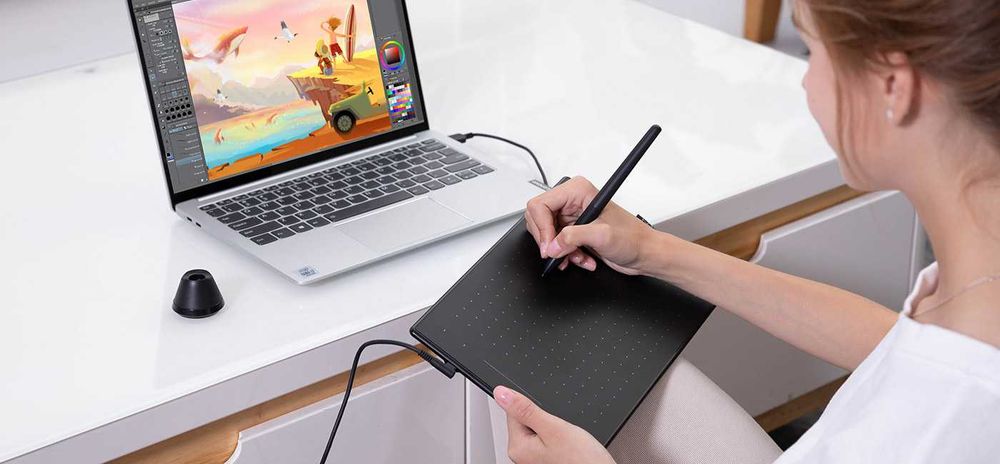 Новинка! Графический планшет Huion Inspiroy RTM-500