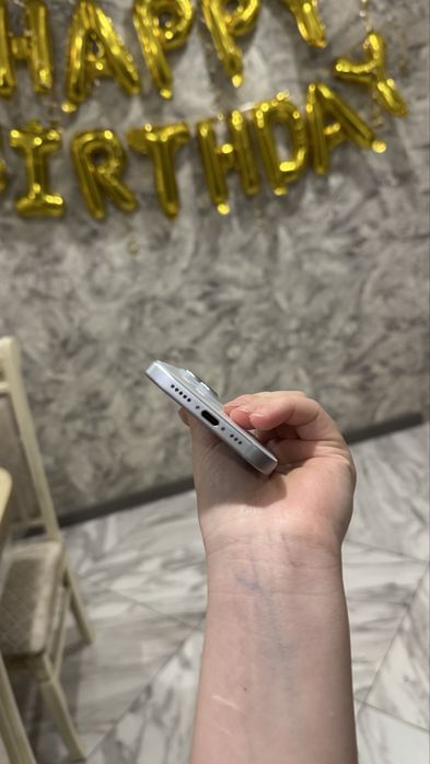 Айфон 15, голубой 128 гб