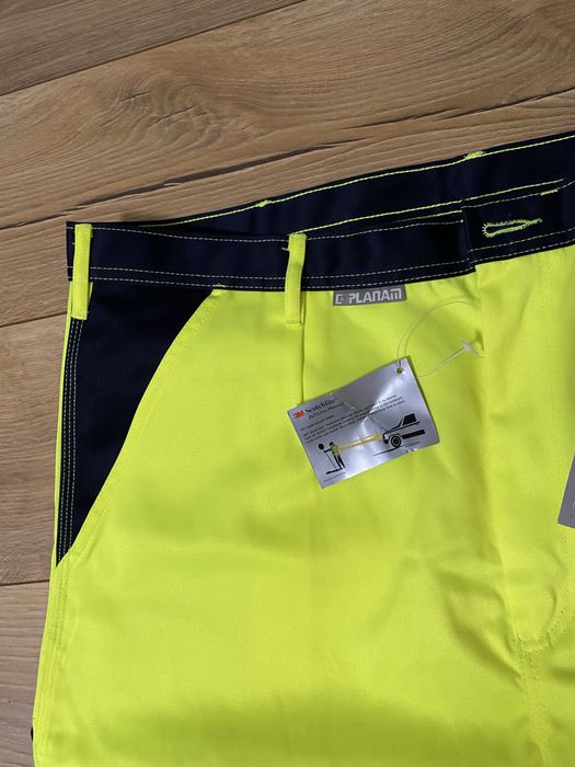 PLANAM-pantaloni NOI, cu eticheta, de lucru, Neon, barbati , 56