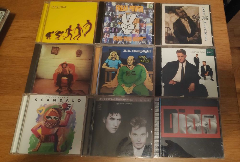 Оригинални Дискове CD, Електронна Музика, Хип Хоп, Рок , Пънк, Джаз!!!