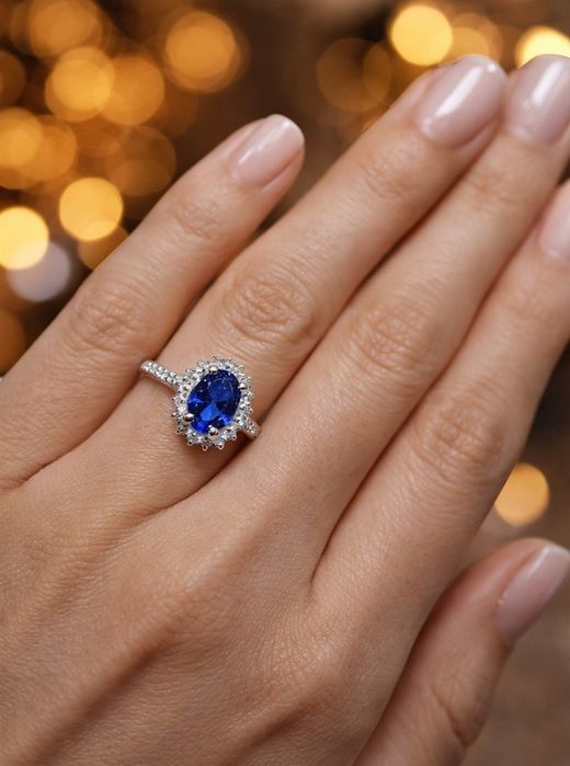 Женский серебряный кольцо 925 пробы