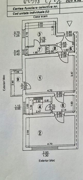 Apartament 2 camere untracentral