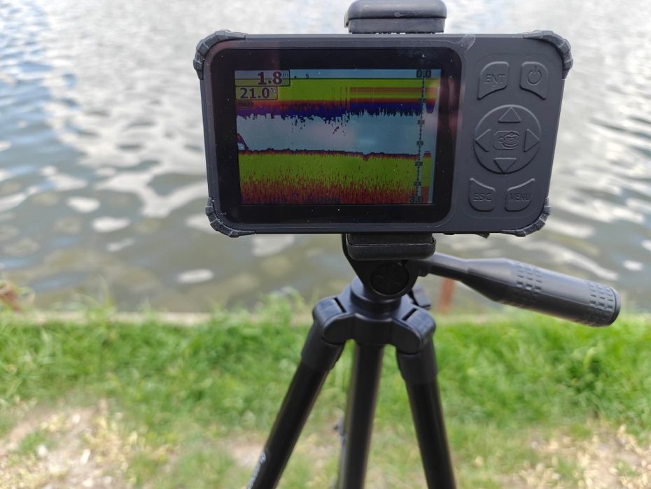 Barcuta plantat Ridge Monkey Hunter 750 bait HI Viz Echo Edition