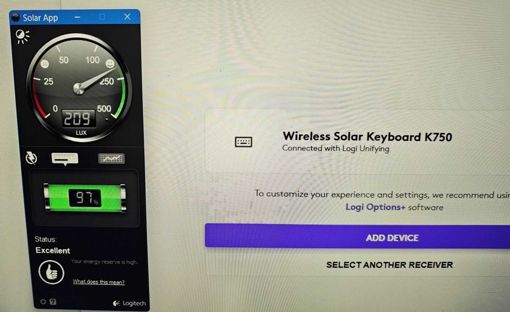 Tastatura Logitech Wireless Solar K750 pentru Mac