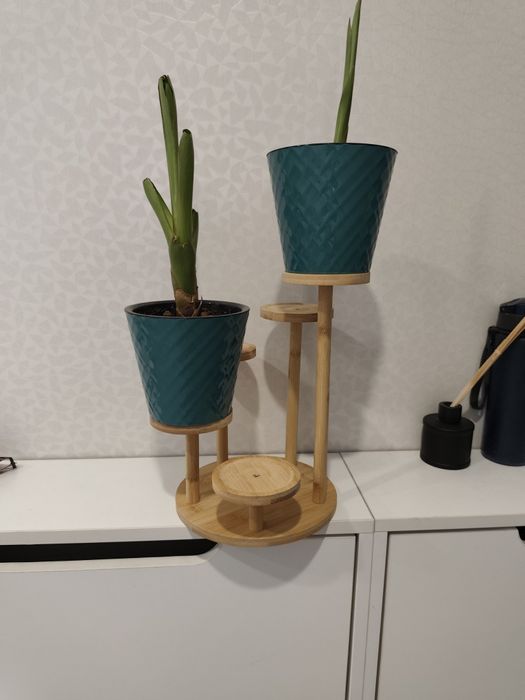 Подставка для цветов бамбук