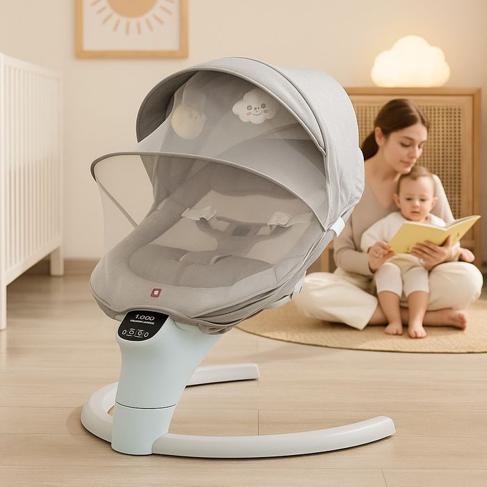 Бебешки шезлонг Zizito, Aspen, Вибриращ