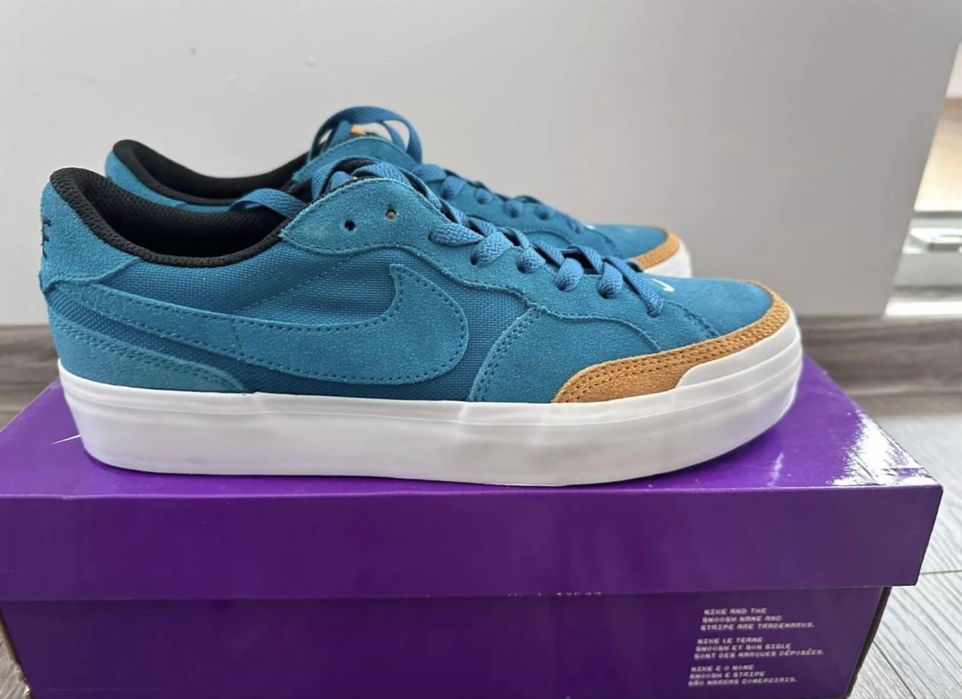 Nike SB Zoom Pogo Plus Premium Skate Shoes Green Abyss EU 40 US 7 Нови