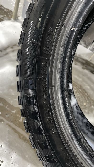 Резина шипы 195/55/16