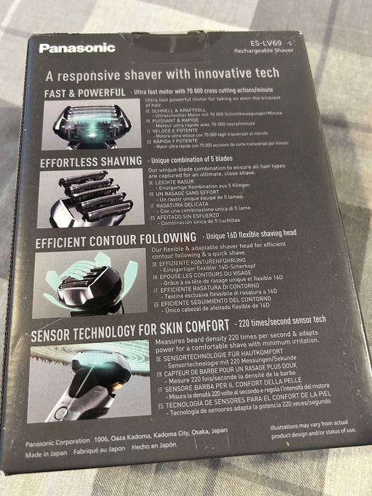 Panasonic ES-LV69 Серия 800 Електрическа самобръсначка с 5 ножа