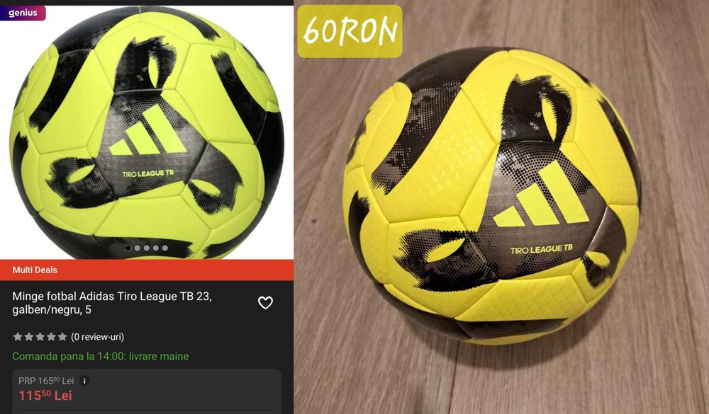 Mingi fotbal  Adidas/ Puma -marimea 5