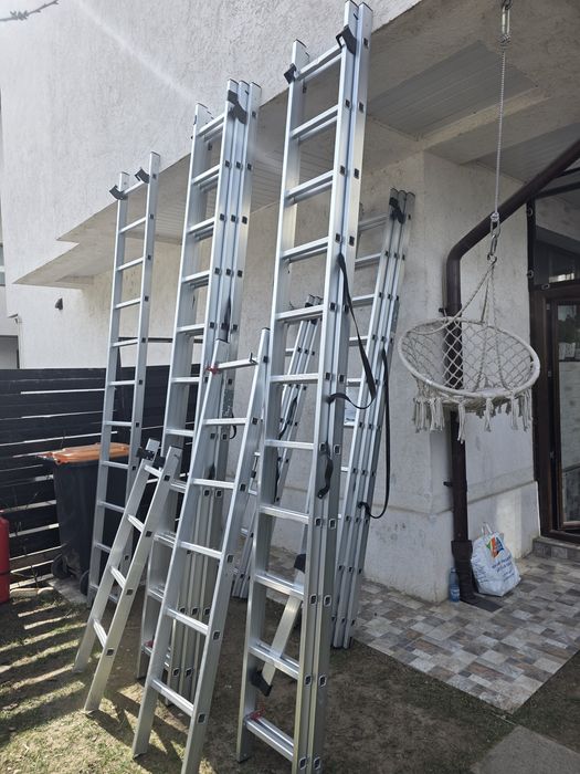 scara aluminiu 1, 2 si 3 tronsoane