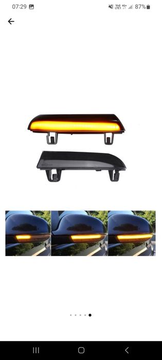 semnalizari secventiale  led  pentru VW Golf 5, Passat B6