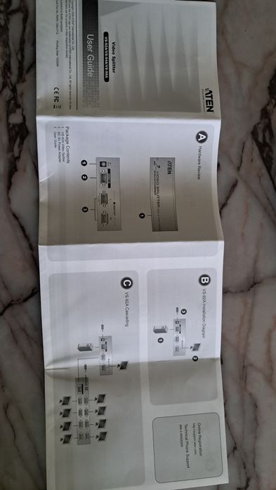 Видеосплитер Aten VS 92A 2 порта