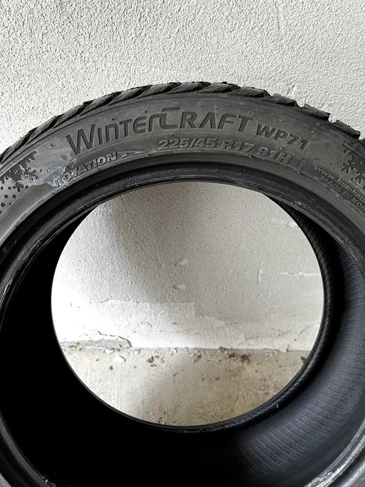 4 бр. зимни гуми Kumho WinterCraft WP71 R17 за Mercedes W204 4Matic
