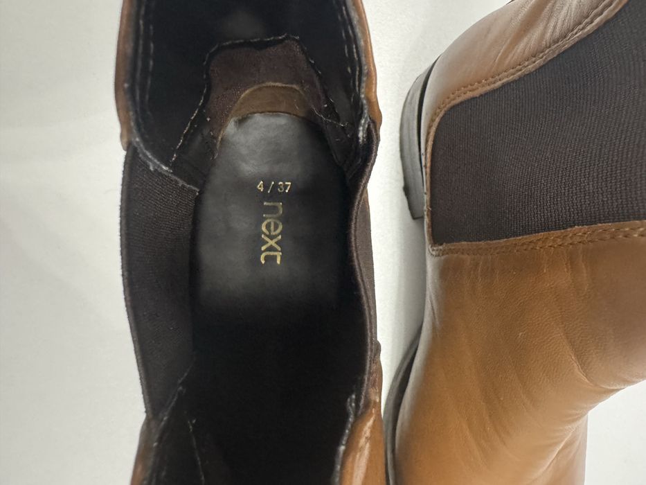 Ghete maro din piele naturala