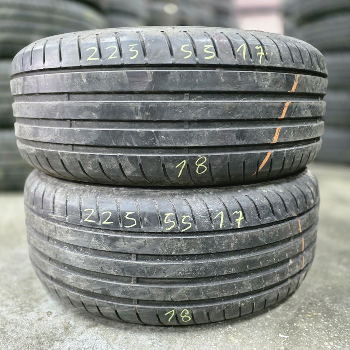 2x 225/55/17 VARA GOODYEAR 2018 Stare excelenta