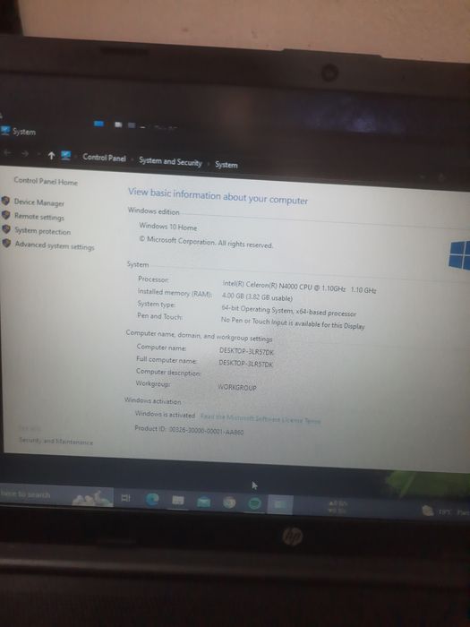 Hp noutbuk intel Celeron