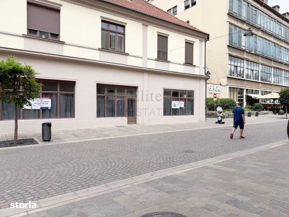 Spatiu Comercial Pietonala Vasile Alecsandri | 200 mp | Vitrina ampla