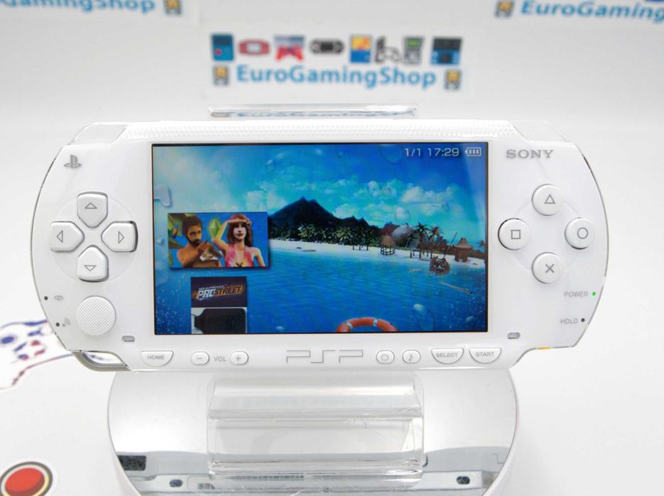 Sony PSP 1000 Ceramic White/CFW/64GB/50Jocuri, imp. Jap [JP16PSP1-01]