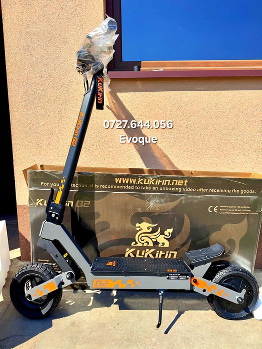 Trotineta electrica KUKIRIN G2 Noua sigilata zero km 800w 16Ah 2026