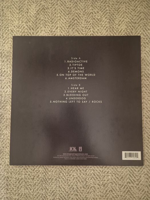 Imagine Dragons Night Visions Vinil